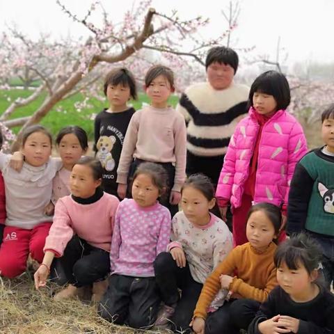 和春天的约会——张阁镇侯楼小学