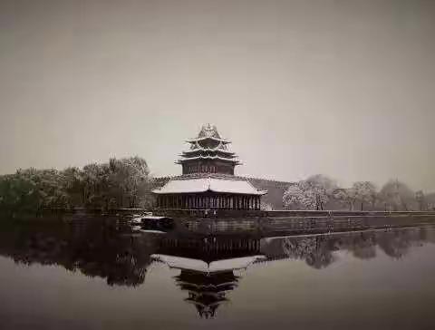 亲爱的，今天北京下雪了