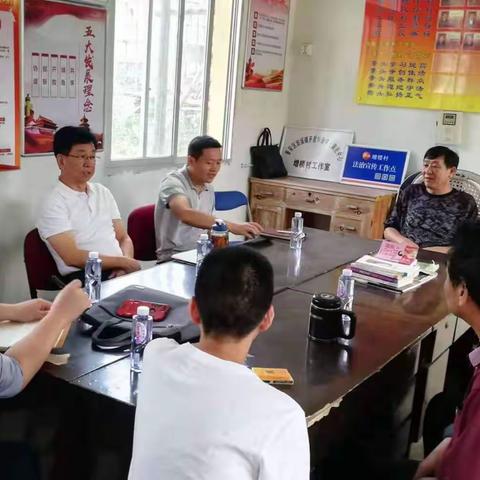 区委黎白副调研员赴宦溪镇调研软弱涣散村整顿工作情况