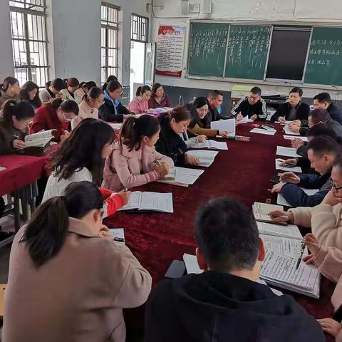 阜南五初七年级第一次月考圆满结束