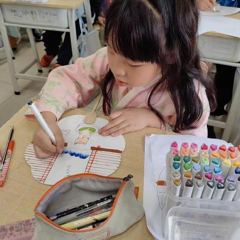 三班日志22｜汉服日之扇面绘制（二）