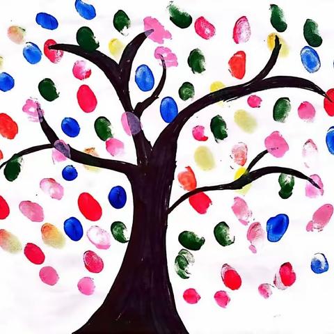 三班日志24 ｜有趣的手指印画