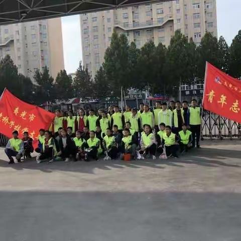 寿光市建桥学校青春助力文明城市创建