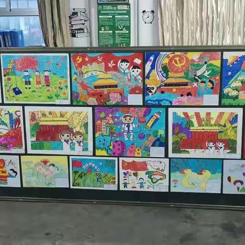 百里中心小学庆“六一”之学生绘画作品展