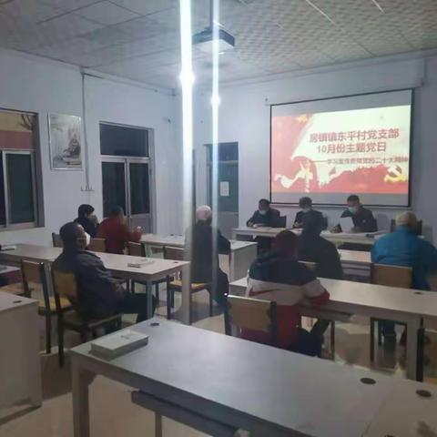 房镇镇东平村党支部10月份主题党日