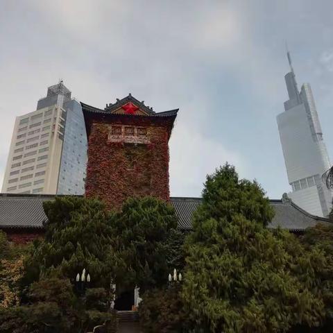 南京大学汉口路校区一角