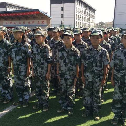 海阳学子的军训