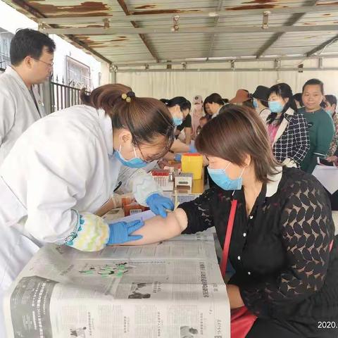 翟卫院“群众体检，政府补贴”免费健康体检工作进行中……