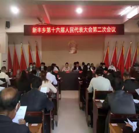 新丰乡人大2022年4月份固定活动日暨新丰乡第十六届人民代表大会第二次会议