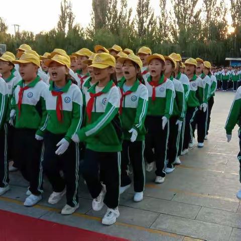 怀仁六小五（6）班广播体操比赛