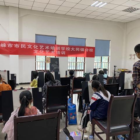 全民艺术普及月 大同镇文化艺术培训少儿美术班 作品呈现