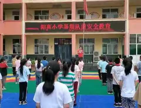 阳高小学暑期安全教育系列专题