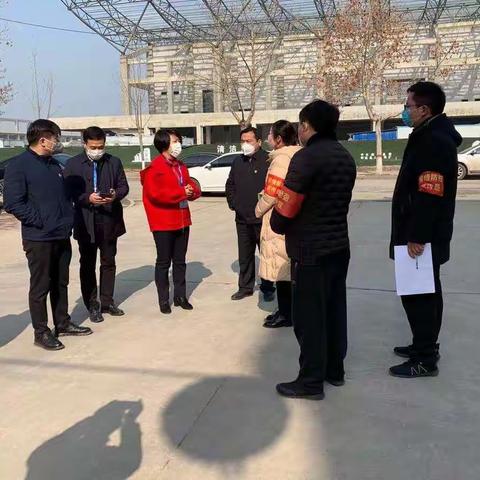县政府副县长肖炜莅临新城督导疫情防控工作