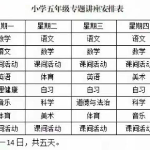 疫情无情人有情，延期开学学不停——五年级五班线上学习纪实