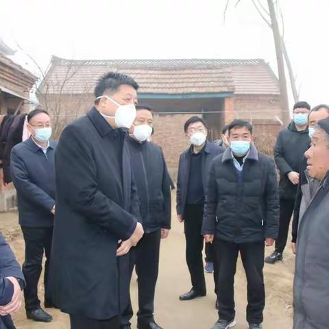 菏泽市卫健委到“第一书记”帮包村开展走访慰问活动