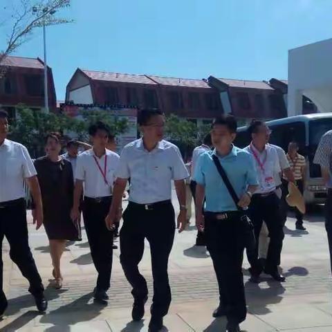 县委书记麦正华同志到民大附中黎安实验小学调研指导工作