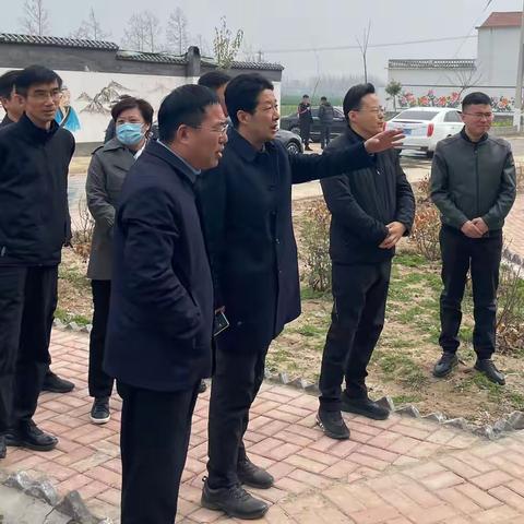 3月20日下午，市政协副主席、定陶区委书记朱中华带队到滨河街道开展农村人居环境综合整治“回头看”工作