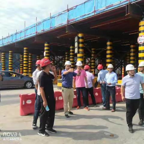 六分公司安庆中兴大道项目部10月份安全日活动