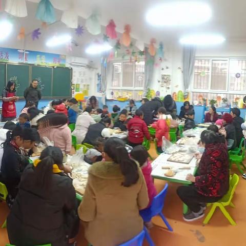 热乎乎的饺子，温暖这个冬天～口头坝幼儿园冬至饺子会