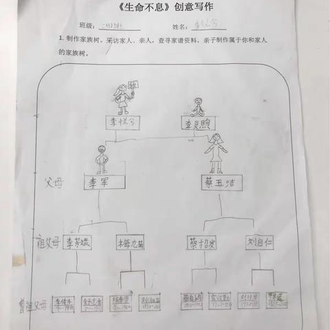 《生命不息》之家庭树