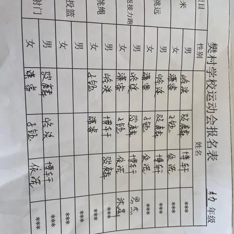 樊村学校春季运动会