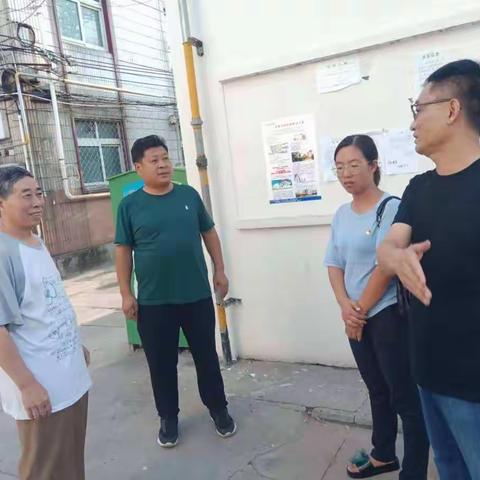 魏都区区委社区工作委员会联合灞陵街道办事处到灞陵社区进行居民自治工作调研