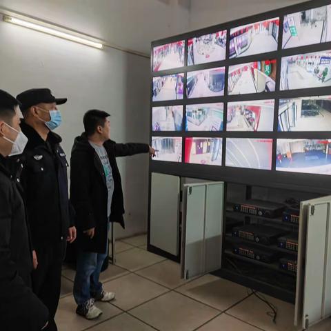 春节临近，新堤派出所社区警务队集中开展商超消防安全专项检查