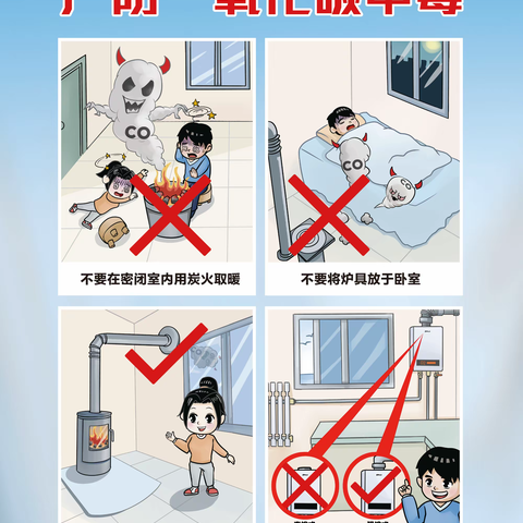 现提供部分冬季取暖、寒潮应对等科普宣传图片，请大家掌握应对知识，安全过冬。