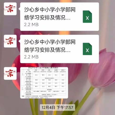 携手同行共抗疫 ，守望云端待花开——沙心中小学线上教学系列活动