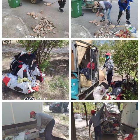 兰庭物业治理小区环境，提升小区“颜值”