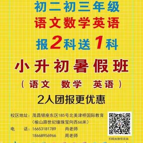 【北美津桥国际教育】初二初三班英语集训营，夯实英语基础，提升英语成绩，为高考助力！