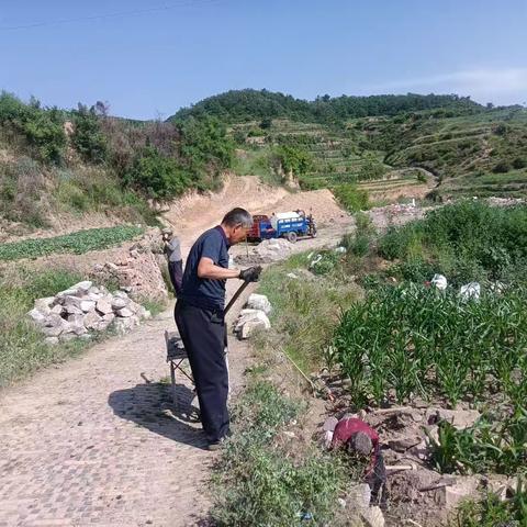 爱护环境，共建和谐家园       大峪村第二网格赵艳飞