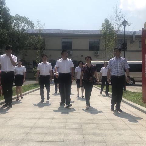 市委常委、宣传部长蒋丽华莅临南岩街道调研指导党史学习教育工作