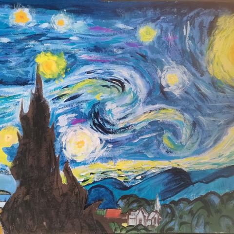 初一级色彩风景教学