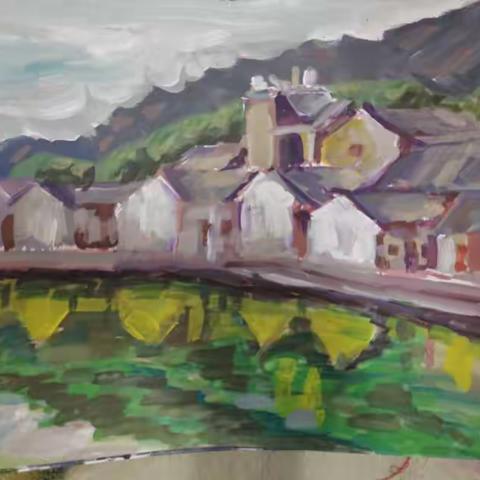 江向秀写生色彩小画