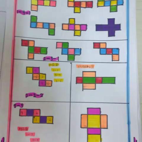 五年级数学《展开与折叠》实践活动