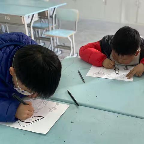 趣味美术社团一年级（下)第三节课