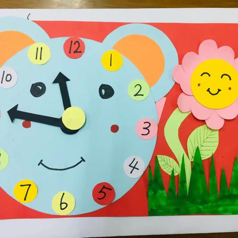 实验中学一年级3班艺体节作品【创意闹钟】