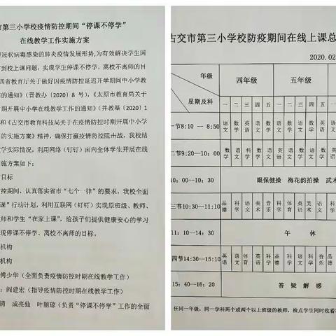 停课不停学  线上来战“疫”---古交市第三小学校“在家上课”纪实