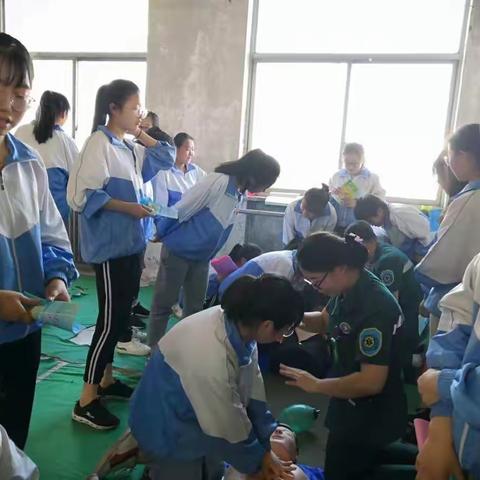 胸痛中心走进第一中学                                       胸痛中心走进太阳山2019-5-28