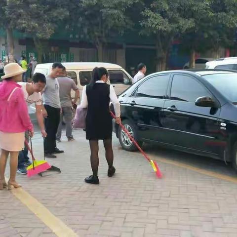 爱我赣州 文明齐行------沙石中心小学志愿者活动