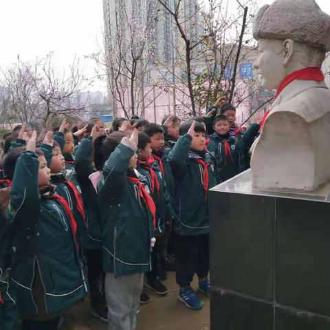 “学习雷锋精神，争当新时代好少年”---南师附中宿迁分校城北路校区二年级组“学雷锋活动月”启动仪式