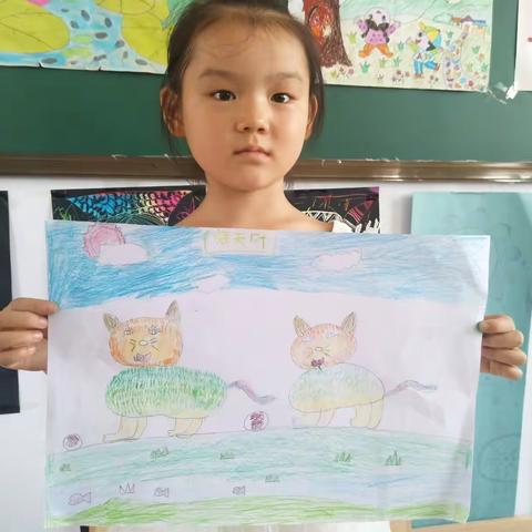 灵宝市尹庄镇实验小学少年宫美术班：圆形的想象