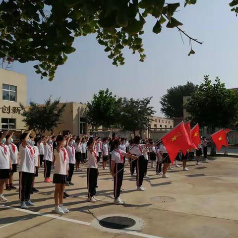 童心向党学党史 文明创城我先行———常舍小学秋季开学典礼