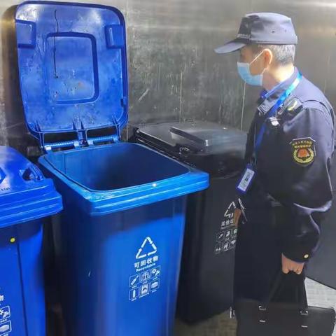 9月10日-9月12日航天基地城管局生活垃圾分类管理中心对生活垃圾分类示范单位专项检查