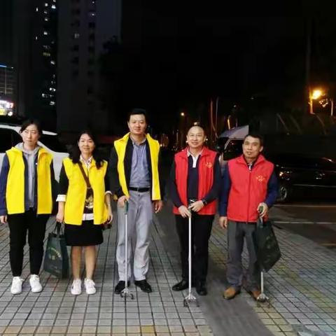 龙华区残联下点夜巡