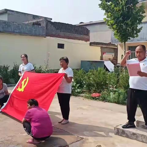 林州市桂林镇兴泉村庆"七一"系列活动，向党的生日献礼，争做堪当民族复兴重任的时代新人