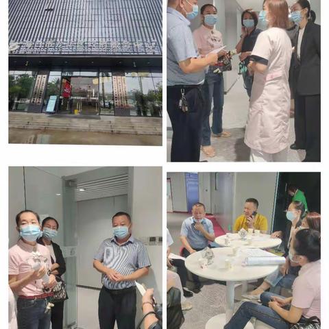 秀英区卫健委前往龙华区政府服务中心参观学习