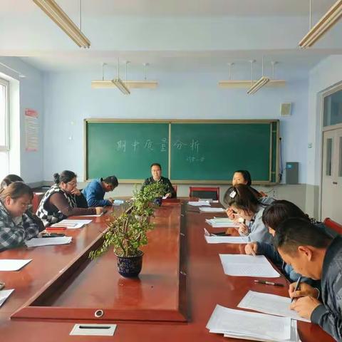 深入分析思得失    凝心聚力谋提质 ——凤山中心校刘营小学期中质量分析会