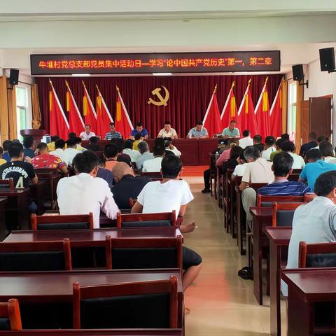 牛堆村党员学习日